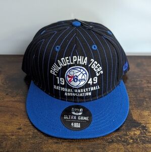 Pinstripe Official Philadelphia 76ers Snapback Hat, NBA